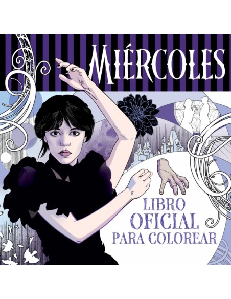 Miercoles Addams Libro oficial para colorear Miercoles Addams Libro oficial para colorear