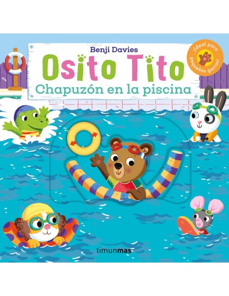 Osito Tito Chapuzon en la piscina