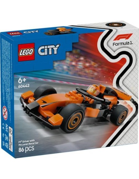 PILOTO DE F1 CON COCHE MCLAREN LEGO