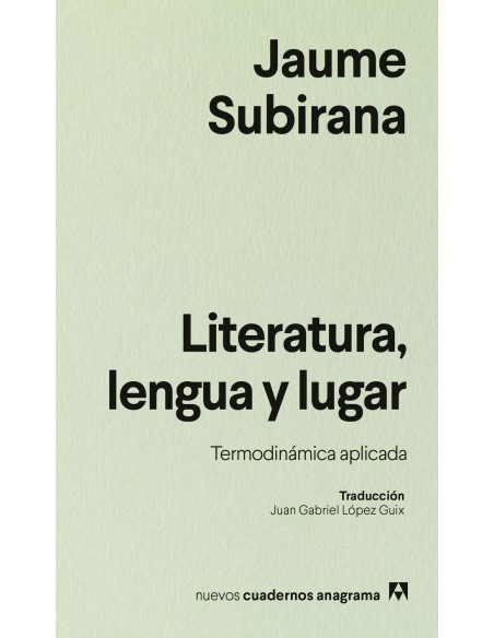 Literatura lengua y lugar