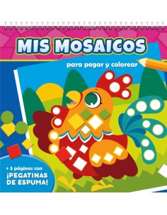 MIS MOSAICOS PARA PEGAR Y COLOREAR ANIMALES DOMESTICOS