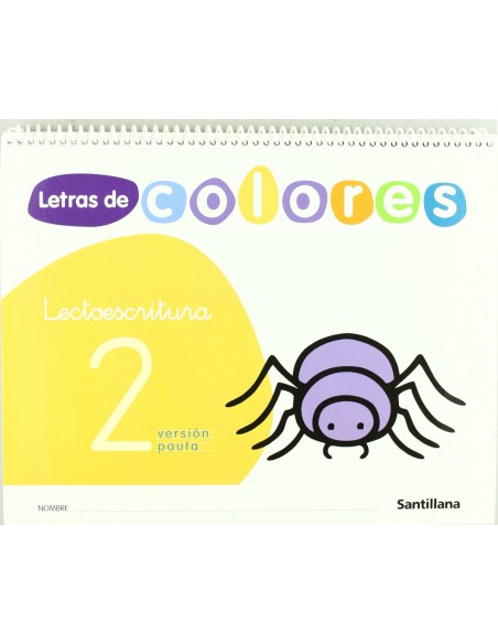 LETRAS COLORES 2PAUTA 3 ANOSLECTOESCRITURA