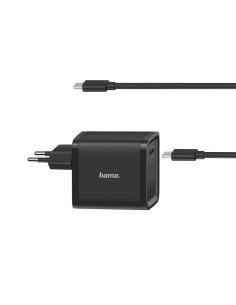 | Cargador universal de portátil USB C de 45W, carga rápida, color negro