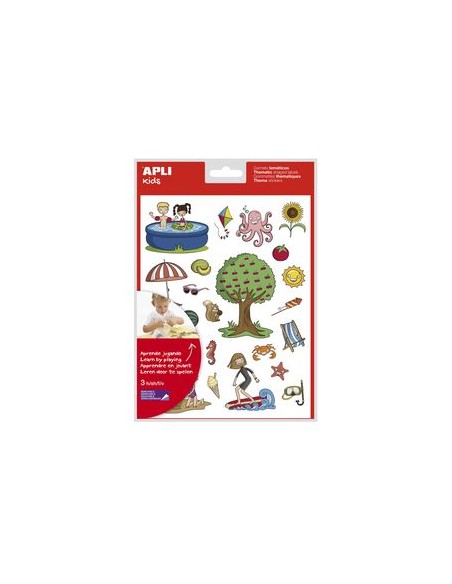 BLISTER 3 HOJAS GOMETS VERANO AUTOADHESIVOS