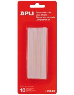 BLISTER 10 RECAMBIOS BARRA SILICONA 75MM