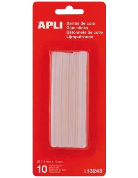 BLISTER 10 RECAMBIOS BARRA SILICONA 75MM