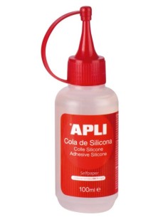 BOTE COLA DE SILICONA 100ML APLI