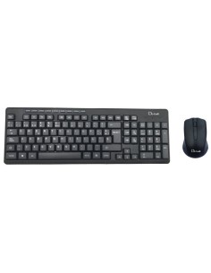 LL-KB-555-WCOMBO teclado Ratón incluido Oficina USB QWERTY Español Negro