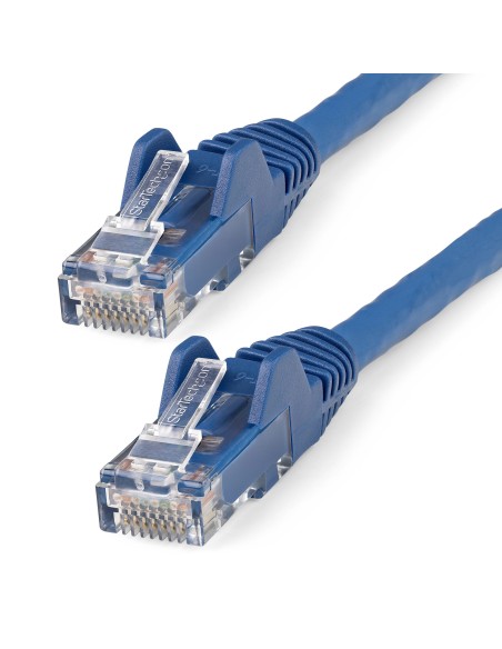 Cable de 7m CAT6 Ethernet - LSZH - Cable de Red RJ45 UTP de 10Gb - 650MHz - PoE de 100W - Latiguillo Snagless con Alivio de Tens