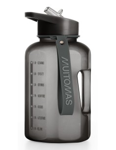 WBOTTLE1200BK botella y recipiente de viaje 1200 ml Plástico Botella de goteo