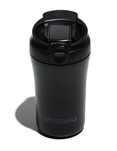 WBOTTLETH350BK taza de viaje 350 ml Negro Acero inoxidable