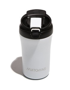 WBOTTLETH350WH taza de viaje 350 ml Negro, Blanco Acero inoxidable