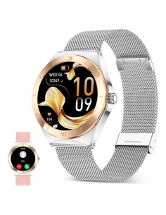 BXSW29P Relojes inteligentes y deportivos 3,02 cm (1.19") AMOLED Digital Pantalla táctil Plata