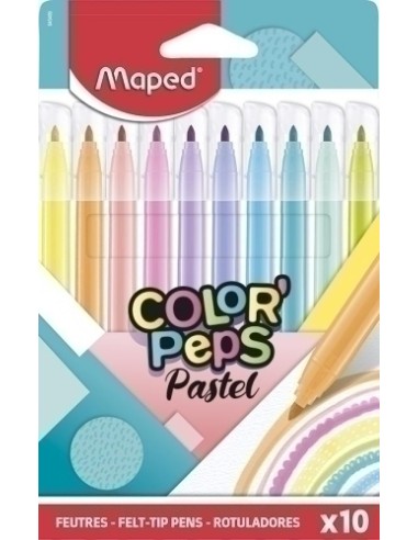 ROTUL. MAPED COLOR´PEPS PASTEL EST.10 - 1 unidad - 845469