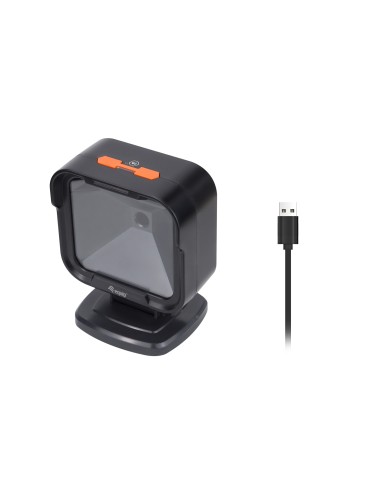 351028 lector de código de barras Lector de códigos de barras fijo 1D/2D LED Negro
