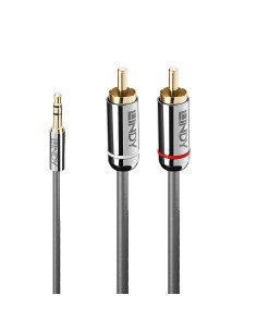 35333 cable de audio 1 m 3,5mm 2 x RCA Antracita