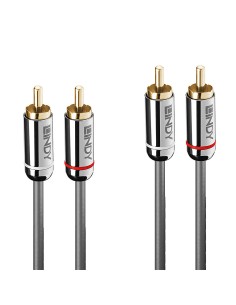 35345 cable de audio 1 m 2 x RCA Antracita