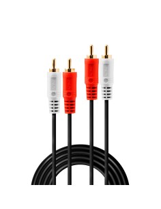 35660 cable de audio 1 m 2 x RCA Rojo, Blanco 2