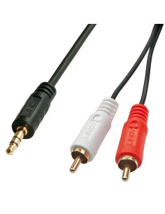 35685 cable de audio 10 m 2 x RCA 3,5mm Negro