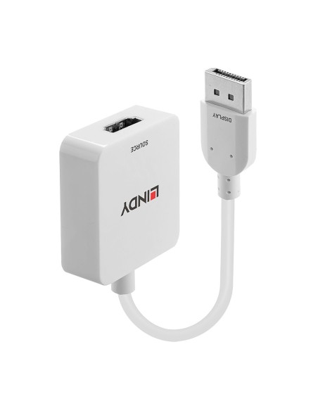 38303 adaptador de cable de vídeo 0,095 m HDMI tipo A (Estándar) DisplayPort Blanco