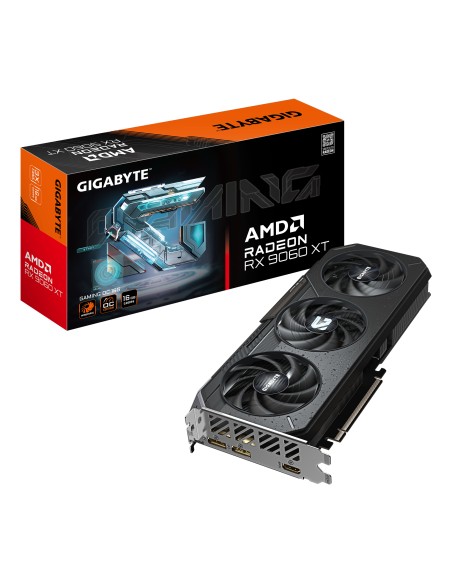 Radeon RX 9060 XT GAMING OC 16G Tarjeta Gráfica - 16GB GDDR6, 128bit, PCI-E 5.0, 3320 MHz Frecuencia del núcleo, 2 x DisplayPort