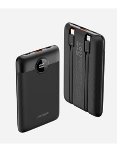 VG-W1170 batería externa Polímero de litio 10000 mAh Negro