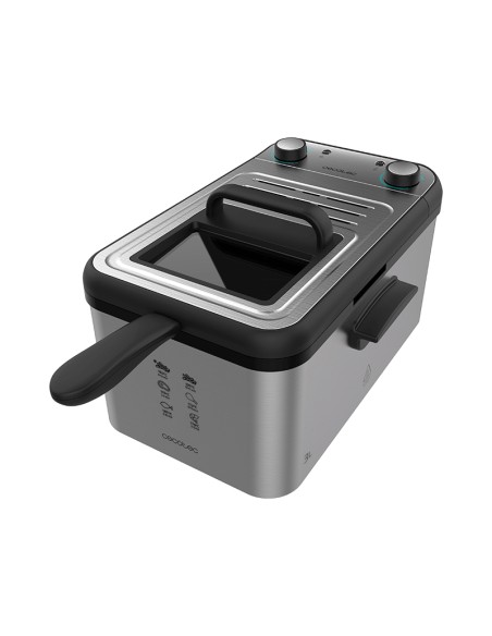 CleanFry Infinity 3000 Sencillo Independiente 2400 W Freidora Acero inoxidable