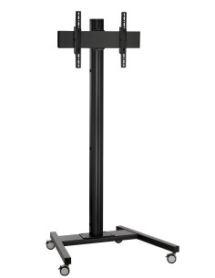 T2044 162,6 cm (64") Soporte de suelo con ruedas para pantalla plana Negro