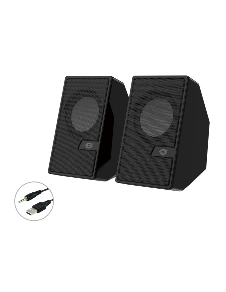 BJORN02B altavoz De 2 vías Negro Inalámbrico y alámbrico 6 W