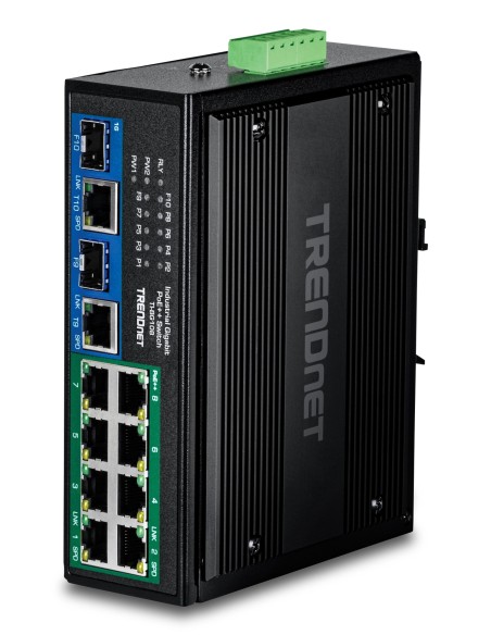 TI-BG108 switch Gigabit Ethernet (10/100/1000) Energía sobre Ethernet (PoE) Negro