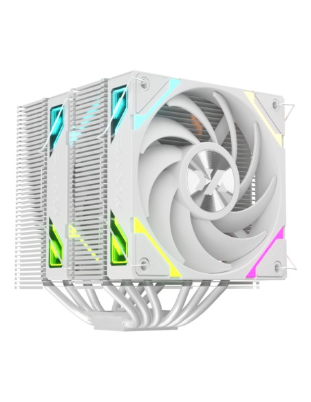 THERMAX 6 DUO, DISIPADOR CPU,DUAL, VENTILADOR VORTEX ALTO RENDIMIENTO, 120MM, BLANCO