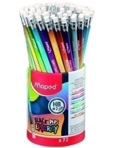 LAPIZ MAPED BLACK PEPS ENERGY - HB B/72