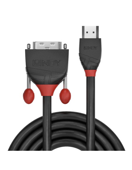 36272 adaptador de cable de vídeo 2 m HDMI tipo A (Estándar) DVI-D Negro