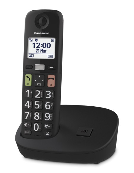 KX-TGU110EXB teléfono Teléfono DECT Identificador de llamadas Negro