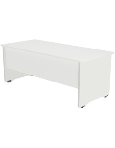 MESA ROCADA WORK 160x80 BLANCO/BLANCO