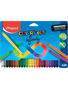 ColorPeps Lápices de colores Infinity x24