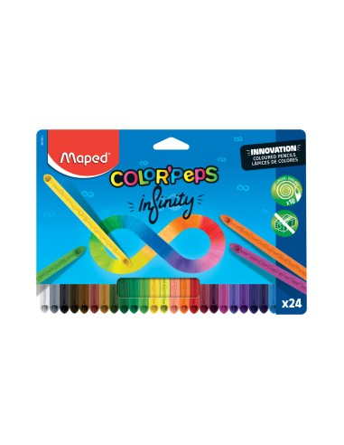 ColorPeps Lápices de colores Infinity x24