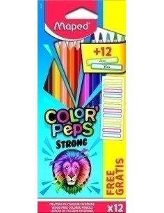 LAPICES COLOR MAPED STRONG es.12 - Pack de 12 unidades