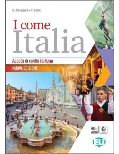 I COME ITALIA BOOK AUDIO CD NEW EDITION