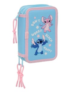 PLUMIER TRIPLE 37 pcs STITCH HAPPY 125x195x55cm