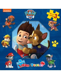 Paw Patrol Libro3 puzles Paw Patrol Patrulla Canina