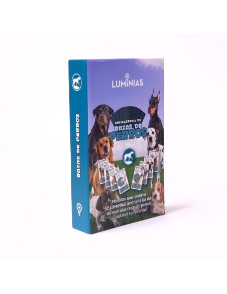 Enciclopedia de Razas de Perros Estuche con 32 cartas