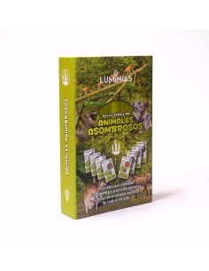 Enciclopedia de Animales Asombrosos Estuche con 32 cartas