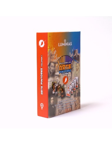 Enciclopedia de Arte Pintores Volumen I Estuche con 32 cartas