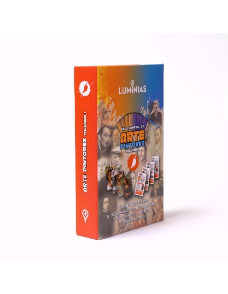Enciclopedia de Arte Pintores Volumen I Estuche con 32 cartas