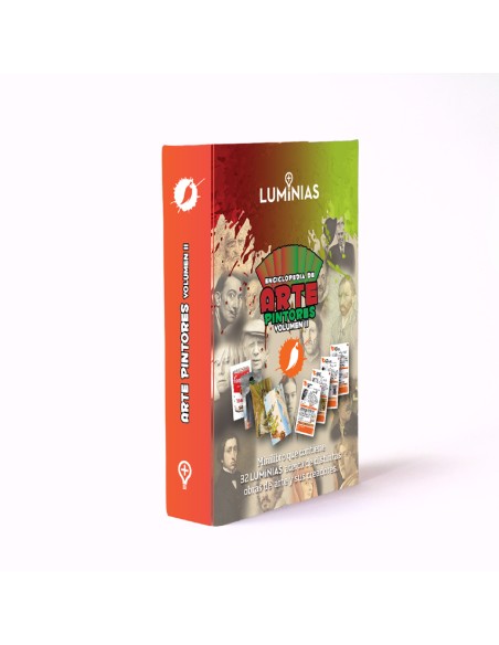 Enciclopedia de Arte Pintores Volumen II Estuche con 32 cartas