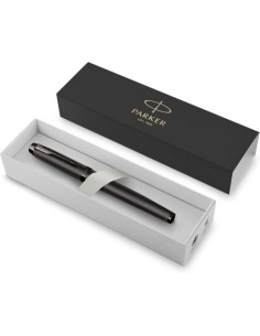 Estuche pluma bronce parker professionals monochrome tinta azul
