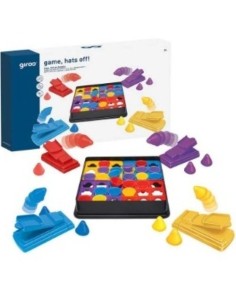 JUEGO DE DISPAROS DE SOMBREROS DE 4 COLORES GIROS