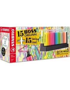 Set sobremesa 15 stabilo boss original 15 swing cool colores surtidos