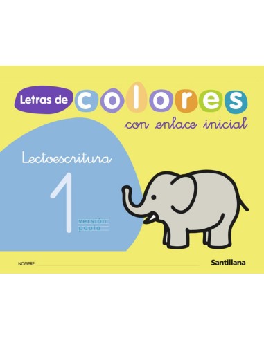 LETRAS COLORES 1LIGADA 3 ANOS LECTOESCRITURA